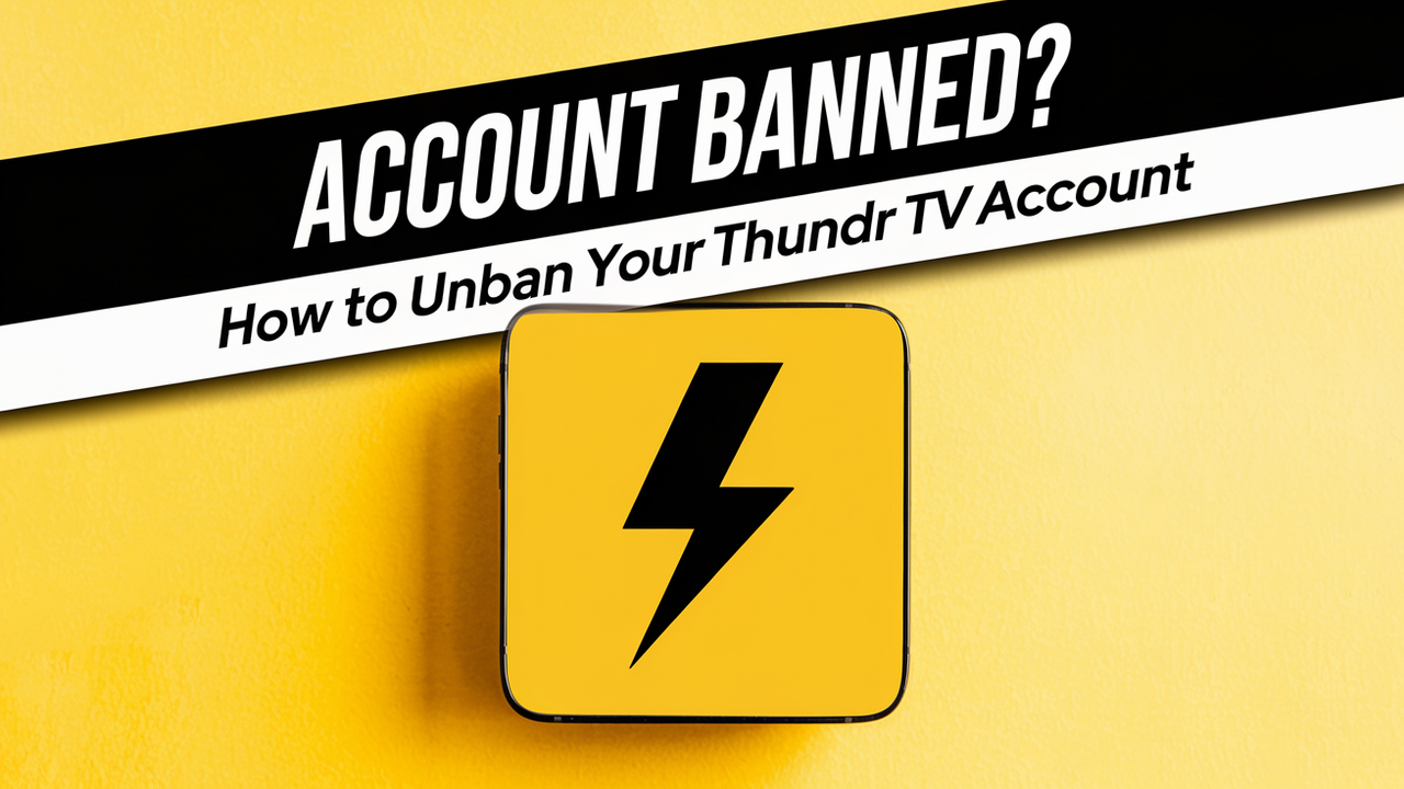 How to Unban Your Thundr TV Account