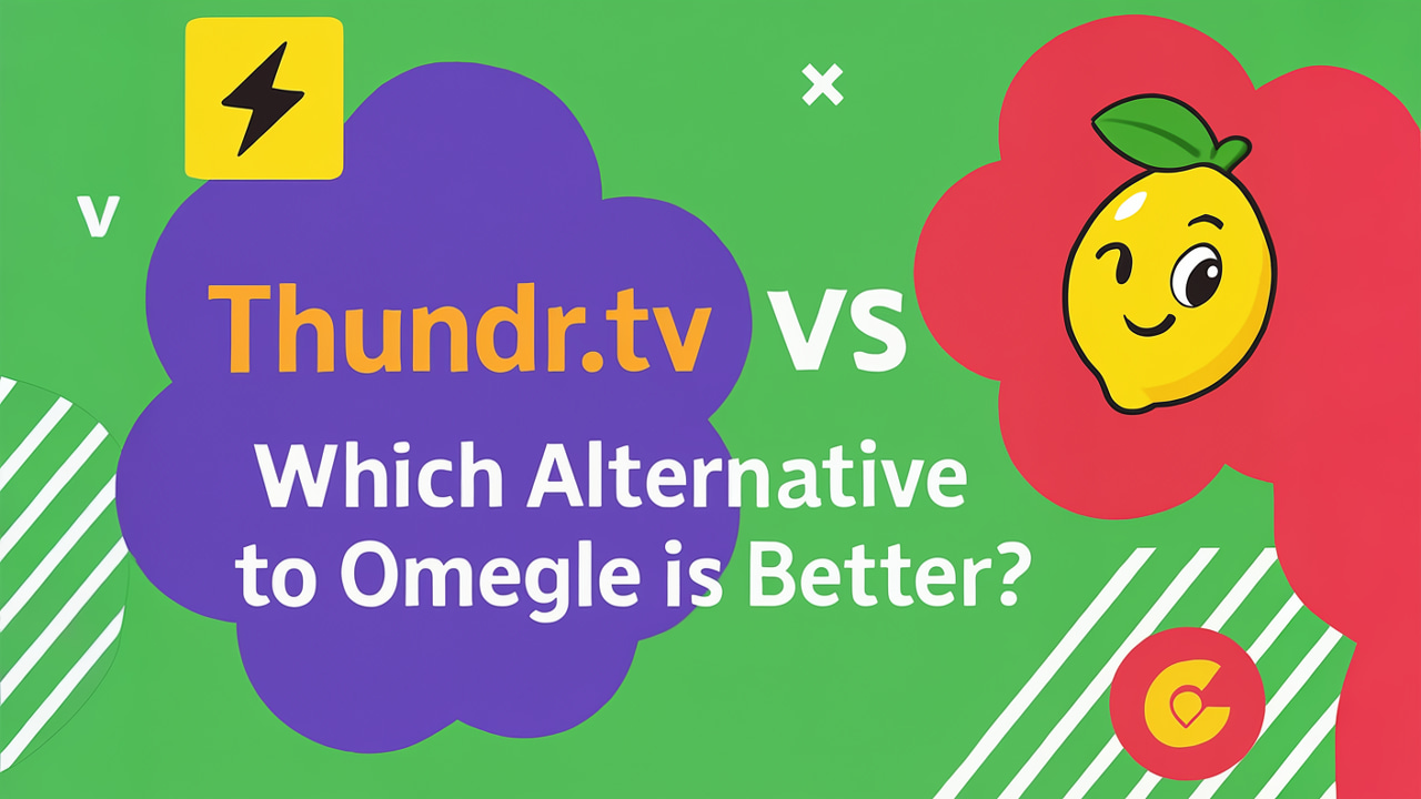 Thundr.tv vs LemonChat.app: Which Alternative to Omegle is Better?