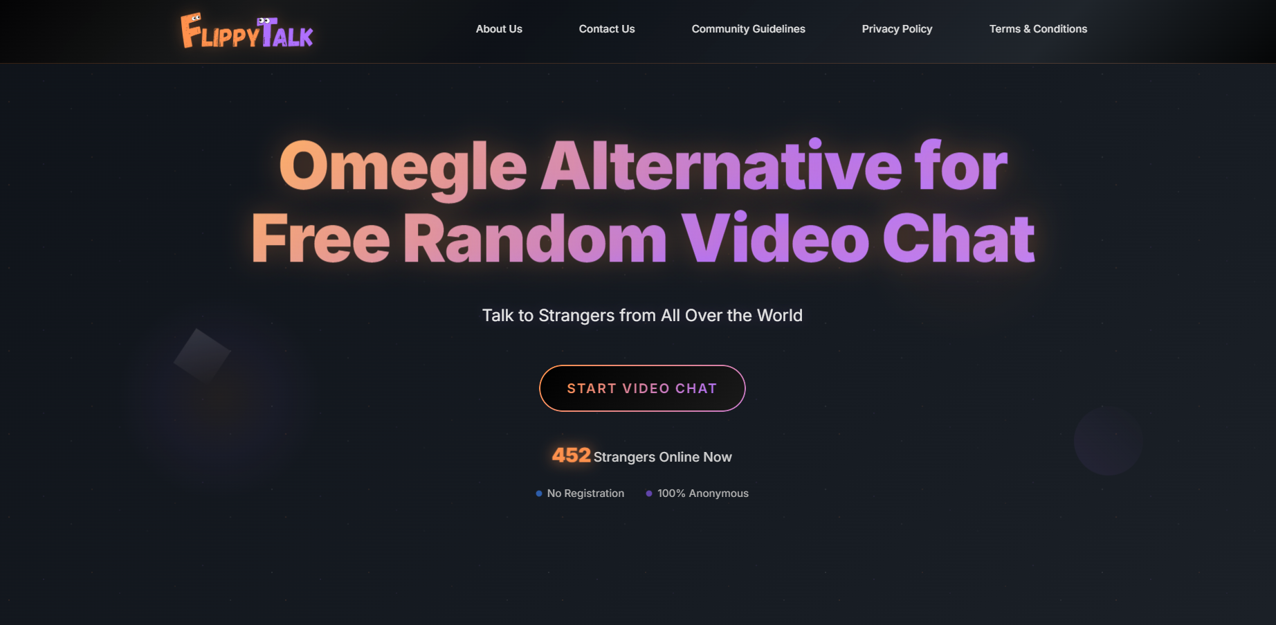 FlippyTalk - Free Random Video Chat Meet Strangers Now